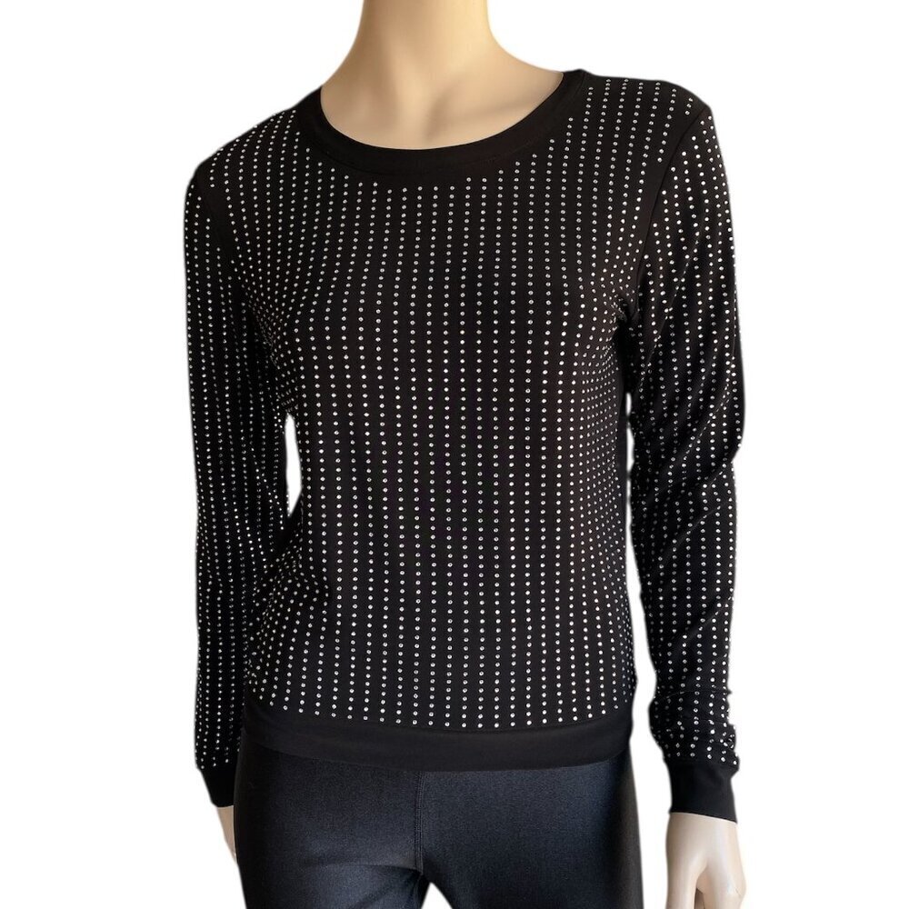 Joseph Ribkoff Sparkly Studded Long Sleeve Stretch Top​​​